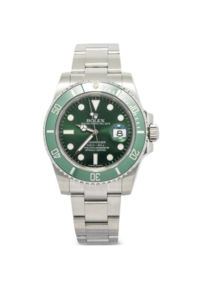 Rolex Submariner green bezel 40mm watch - Silver