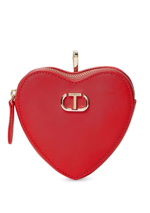 TWINSET Mon Amourheart logo case - Red