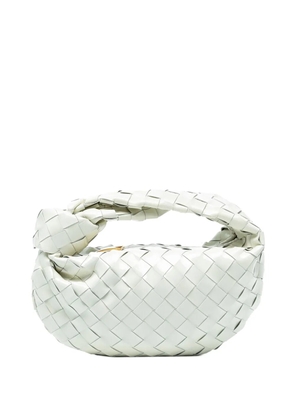 Bottega Veneta Pre-Owned 2012-2025 Mini Patent Intrecciato Jodie hobo bag - White