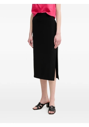 Marc Aurel side slit skirt - Black