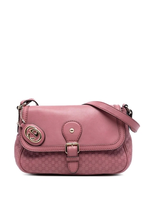 Gucci Pre-Owned 2016-2025 Microguccissima Sukey crossbody bag - Pink