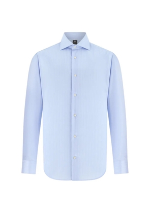 Boggi Milano striped windsor-collar shirt - Blue