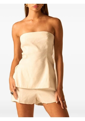 JBQ Loren strapless top - Neutrals