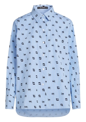 Karl Lagerfeld Icon monogram shirt - Blue