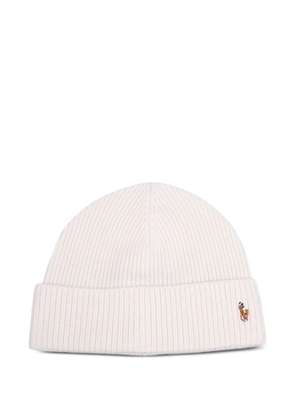 Polo Ralph Lauren embroidered beanie hat - Neutrals