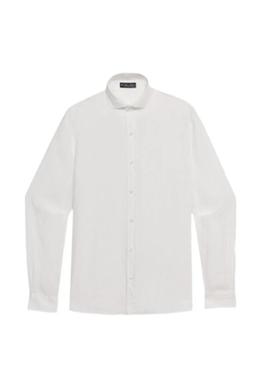 Brooks Brothers spread collar slim shirt - White