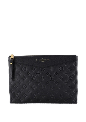 Louis Vuitton Pre-Owned Daily Monogram Empreinte Leather pouch - Black