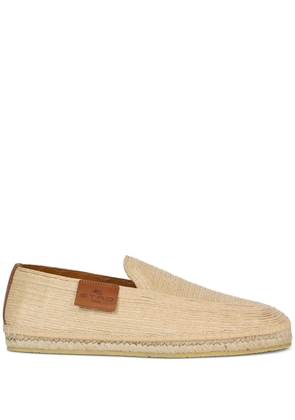 ETRO jute espadrilles - Neutrals