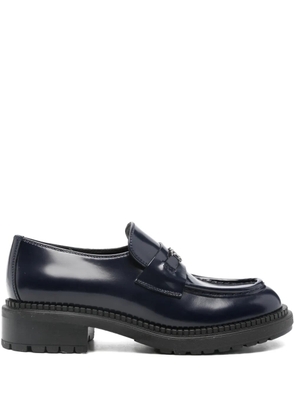 Casadei 40mm round-toe loafers - Blue