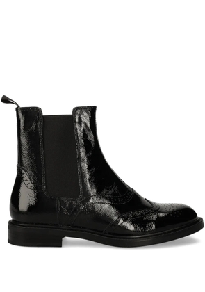 VAGABOND 30mm Amina patent leather Chelsea boots - Black