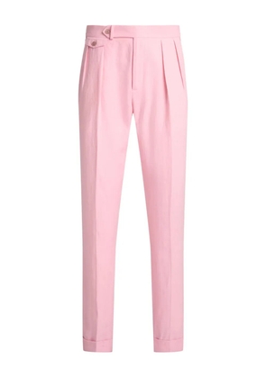 Polo Ralph Lauren pleated linen trousers - Pink