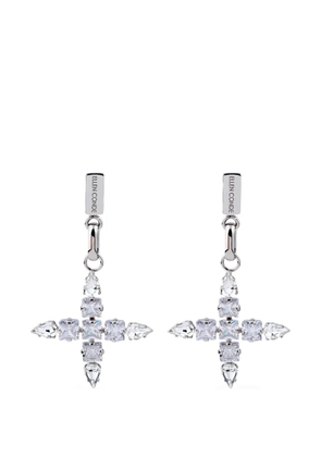 Ellen Conde crystal earrings - Silver