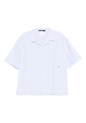 Ksubi Caring Diner striped short-sleeve shirt - Blue