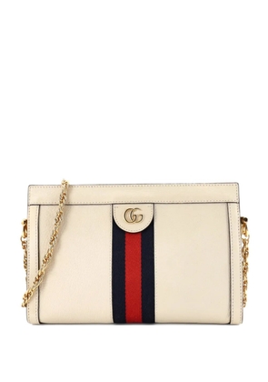 Gucci Pre-Owned Ophidia Chain Shoulder Bag Leather Small crossbody bag - Neutrals