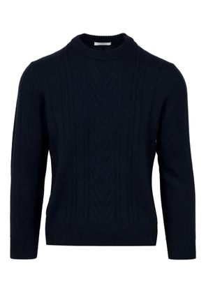 Paolo Pecora cable-knit sweater - Blue