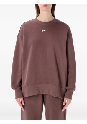 Nike logo-detail crew-neck sweatshirt - Brown