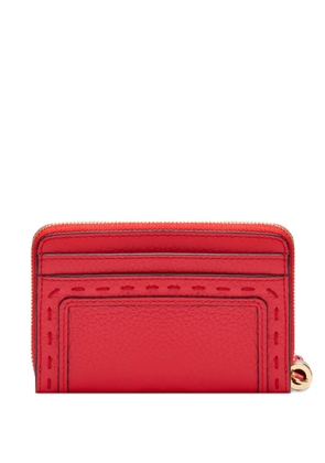 Lancel tassel zip-around wallet - Red