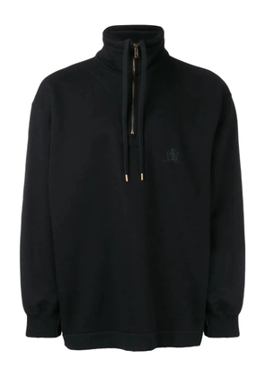 VETEMENTS high-neck half-zip sweatshirt - Black
