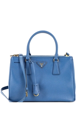 Prada Pre-Owned Double Zip Lux Saffiano Leather Small tote bag - Blue