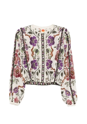 FARM Rio Rococo top - Neutrals