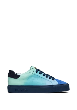 Hide&Jack croc-embossed sneakers - Blue
