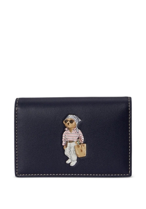 Polo Ralph Lauren Polo Bear leather wallet - Blue
