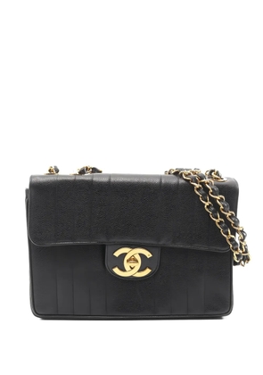 CHANEL Pre-Owned 1990s Mademoiselle W chain shoulder bag - Black