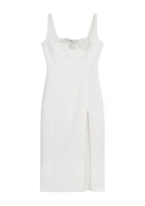 Blumarine cut-out-detail midi dress - White
