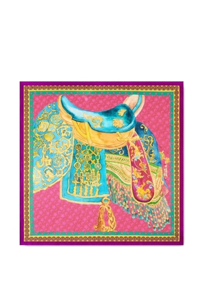 Shanghai Tang Tang Foulard printed scarf - Pink