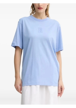 By Malene Birger embroidered short-sleeved T-shirt - Blue