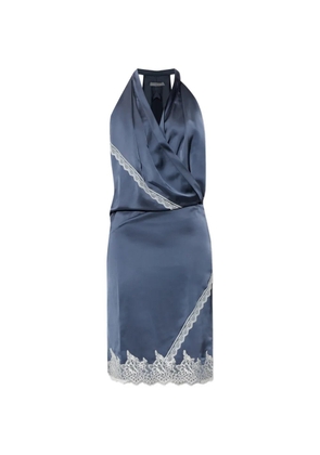 IRO Tola lace-trim mini dress - Blue