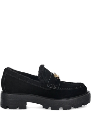 GUESS USA logo loafers - Black