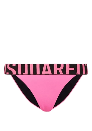 DSQUARED2 logo bikini bottom - Pink