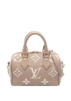 Louis Vuitton Pre-Owned 2021-2026 Bicolor Monogram Empreinte Speedy Bandouliere 20 satchel - Brown