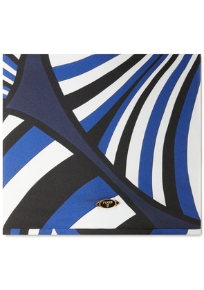 PUCCI Iride-print scarf - Blue