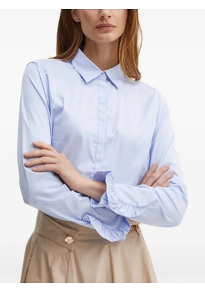 Mos Mosh Mattie ruffled-cuffs shirt - Blue