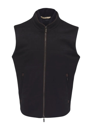 Maurizio Baldassari zip sleeveless gilet - Blue