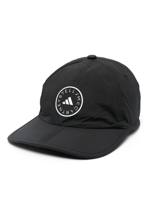 adidas by Stella McCartney logo-print cap - Black