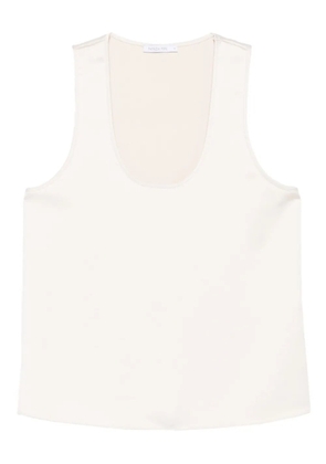 Patrizia Pepe scoop-neck sleeveless top - Neutrals