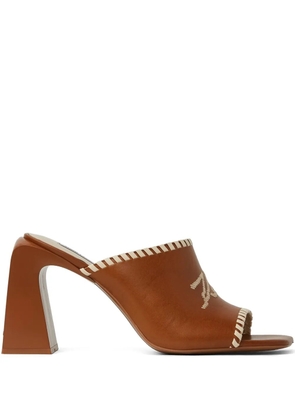Karl Lagerfeld 90mm Astra Nova sandals - Brown