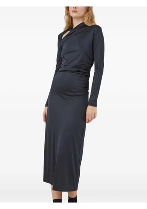 Day Birger Et Mikkelsen draped long-sleeve midi dress - Grey