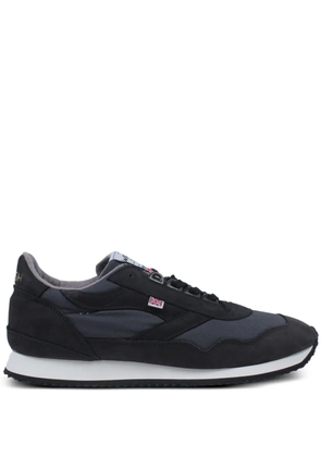 walsh suede-panel sneakers - Black