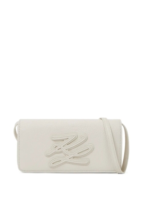 Karl Lagerfeld mini K/Autograph cross body bag - Neutrals