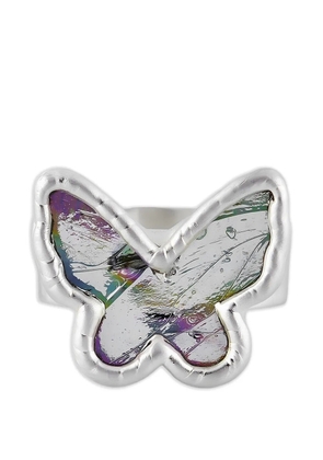 Poison Drop Lab butterfly tin ring - Silver