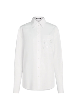 Karl Lagerfeld logo-detail shirt - White