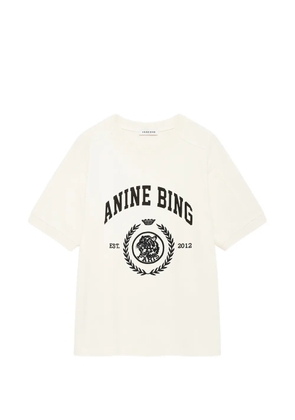 ANINE BING Jaylin graphic-print T-shirt - Neutrals