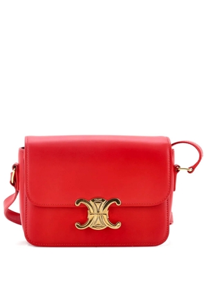 Celine Pre-Owned Triomphe Shoulder Bag Smooth Calfskin Teen crossbody bag - Red