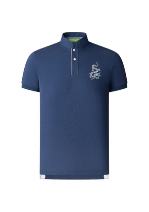 Shanghai Tang dragon polo shirt - Blue