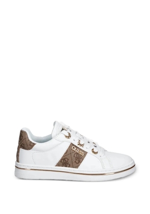 GUESS USA stripe-detail sneakers - White