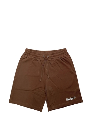 Sinclair french terry shorts - Brown